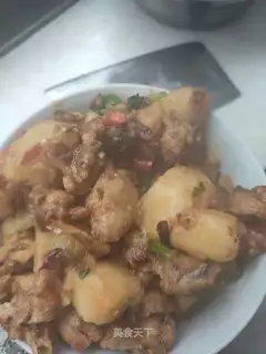 Potato chicken leg