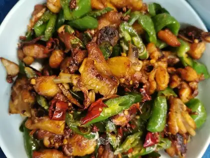 Spicy chili chicken