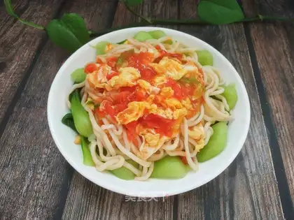 Tomato eggs for noodles