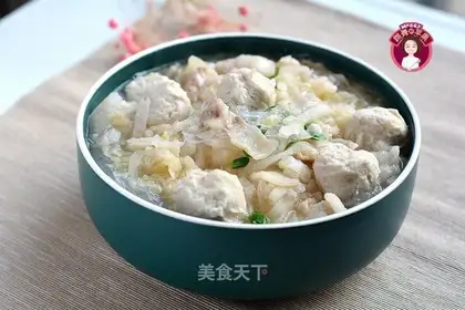 Pork sour fan fishballs