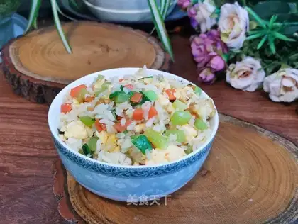 Eggs and rice