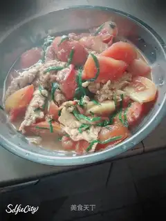 Homemade tomato eggs