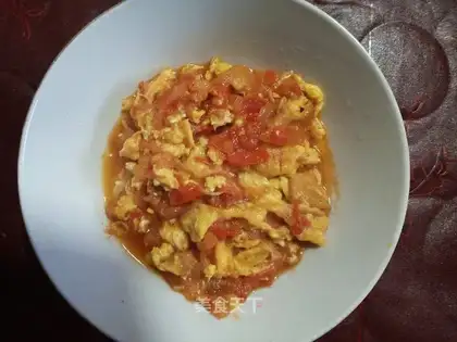Tomato fried eggs