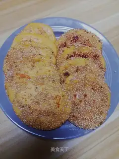 Sesame potato rice waffles
