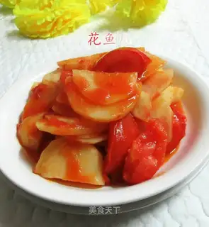 Tomato fried potatoes