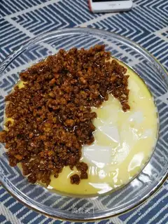 Tofu tofu steamed eggs