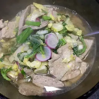 Cherry radish liver soup