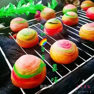 Rainbow souffle