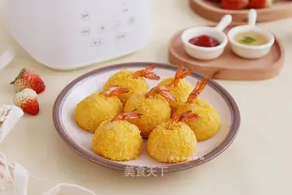 Gold cheese shrimp