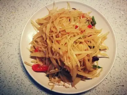 Spuded potatoes