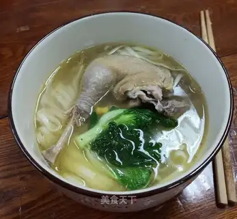 Old chicken noodles