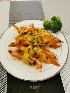 Garlic cheese shrimp