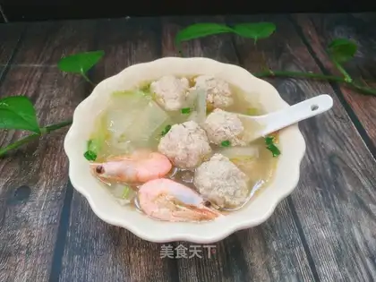 Porkball soup