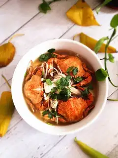 Crab tofu soup