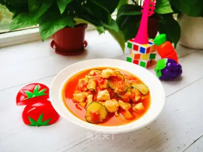 Tomato chicken soup