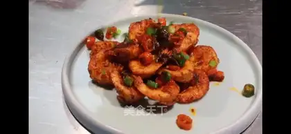 Spicy dry shrimp