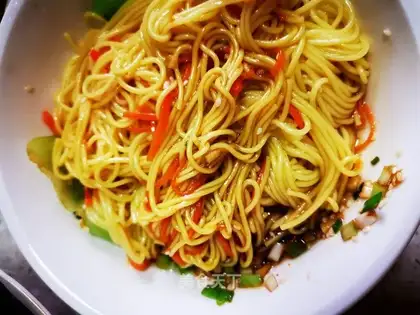 Mix noodles