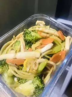 Squid fried pasta