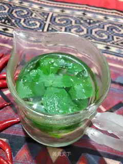 Mint tea