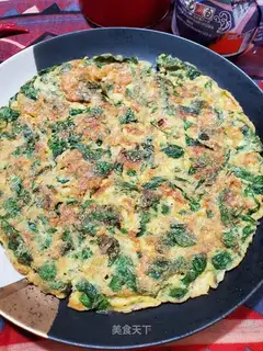 A mint omelet