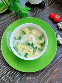 I'll take the egg soup