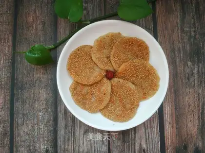 Apple sesame rice cake