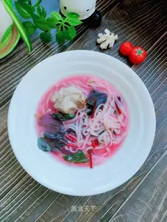 The purple spinach