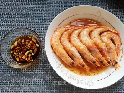Steam shrimp