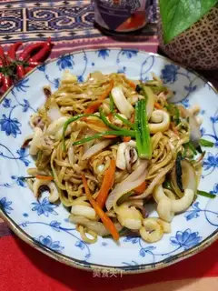 Seafood noodles