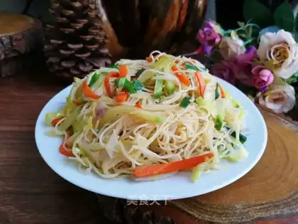 The rice noodles