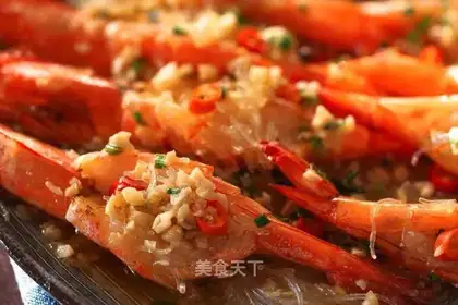 Garlic back shrimp