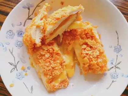 Fancy cheese chicken chops