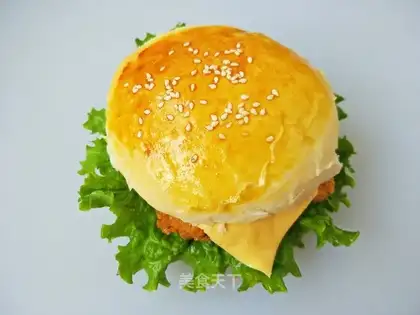 Pork chop burger