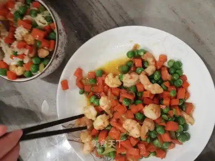 cucumber carrot and shrimp