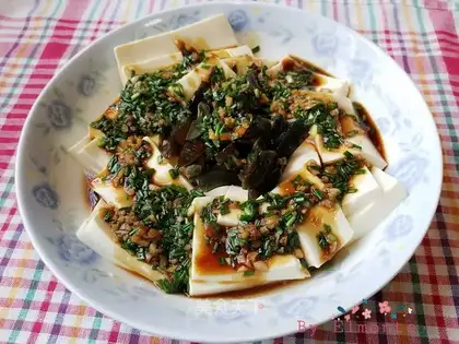Eggs and tofu