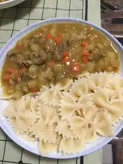 Curry beef butterflies