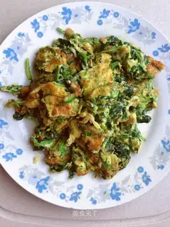 Spinach omelet
