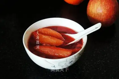 Apple cherry soup