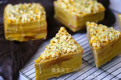 Corn bacon sandwich