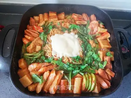 The Korean army fire pot