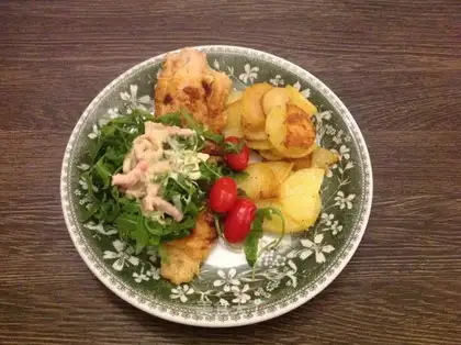 North German cod steak