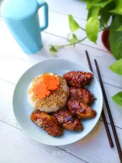 Burn chicken wings