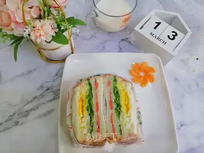Homemade sandwiches