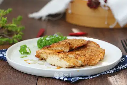 A garlic fried chicken chop