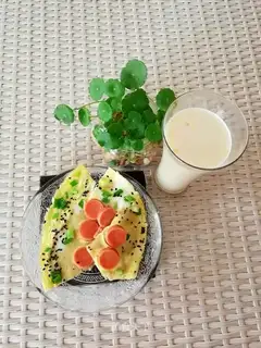 Seven-coloured omelet