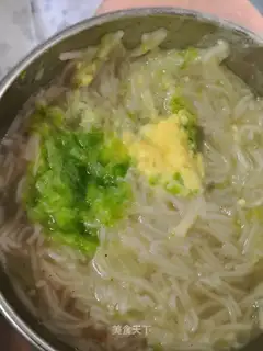 The baby's acupuncture - veggie mushroom noodles