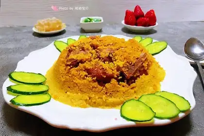 Rice evaporation ribs