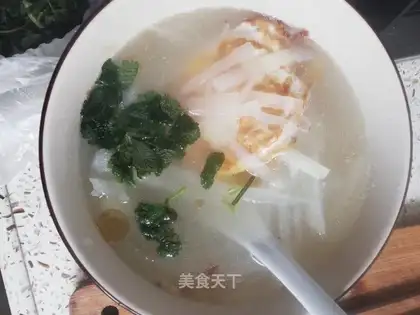 ♪ White radish omelet soup ♪