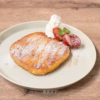 French toast with bread crumbs