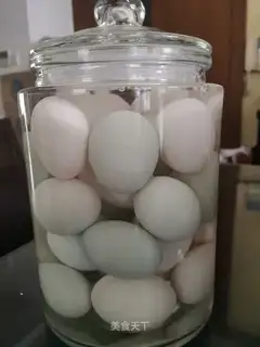 Pickled duck eggs
